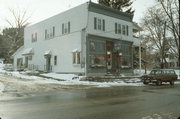 4153 MAIN ST, a Commercial Vernacular general store, built in Gibraltar, Wisconsin in 1895.