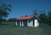 ROCK ISLAND STATE PARK, a Rustic Style privy/outhouse, built in Washington, Wisconsin in 1975.