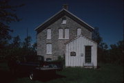 ROCK ISLAND, NW TIP, a Front Gabled lifesaving station facility/lighthouse, built in Washington, Wisconsin in 1858.