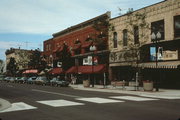120-130 N 3RD AVE, a Italianate large retail building, built in Sturgeon Bay, Wisconsin in 1895.