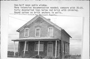 CROW RD, W END, a Front Gabled house, built in Brussels, Wisconsin in 1863.