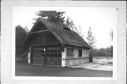 PENINSULA STATE PARK (HIGHWAY 42), a Rustic Style garage (residential), built in Gibraltar, Wisconsin in 1936.