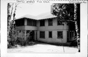 9233 COTTAGE ROW, a Colonial Revival/Georgian Revival house, built in Gibraltar, Wisconsin in 1916.