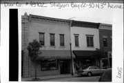 22-30 N 3RD AVE, a Commercial Vernacular small retail building, built in Sturgeon Bay, Wisconsin in 1900.
