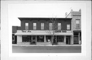 40-44 N 3RD AVE, a Italianate retail building, built in Sturgeon Bay, Wisconsin in 1881.