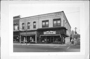 110-114 N 3RD AVE, a Commercial Vernacular retail building, built in Sturgeon Bay, Wisconsin in 1885.