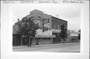 49 S MADISON AVE, a Romanesque Revival bank/financial institution, built in Sturgeon Bay, Wisconsin in 1904.