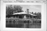 BRULE RIVER, W SIDE, 3.5 M DOWNSTREAM OF COUNTY HIGHWAY S, 1 M W OF STATE HIGHWAY 27, a Rustic Style dining hall, built in Highland, Wisconsin in 1900.