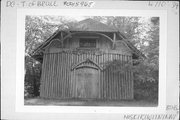 13475 E WINNEBOUJOU RD, BRULE RIVER, W SIDE., a Rustic Style boat house, built in Brule, Wisconsin in 1896.