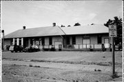 SW CNR OF E 1ST ST AND LAKE AVE SW CNR OF E 1ST ST AND LAKE AVE, a Italianate depot, built in Solon Springs, Wisconsin in 1911.
