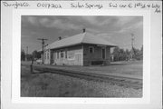 SW CNR OF E 1ST ST AND LAKE AVE, a Italianate depot, built in Solon Springs, Wisconsin in 1911.