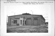 1500 ELMIRA AVE, a Astylistic Utilitarian Building roundhouse/repair shop/car barn, built in Superior, Wisconsin in 1914.