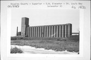 SUPERIOR HARBOR, ST LOUIS BAY, E OF THE MIDWEST ENERGY COAL TERMINAL SUPERIOR HARBOR, ST LOUIS BAY, E OF THE MIDWEST ENERGY COAL TERMINAL, a Astylistic Utilitarian Building grain elevator/feed mill, built in Superior, Wisconsin in 1900.