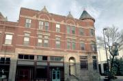15-21 S BARSTOW ST, a Romanesque Revival large retail building, built in Eau Claire, Wisconsin in 1893.