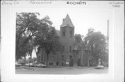 420 WILSON AVE, a Romanesque Revival house of worship, built in Menomonie, Wisconsin in 1892.