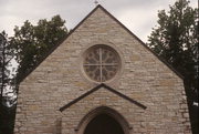 BUFFINGTON DRIVE, LAKE VIEW CEMETERY, a Late Gothic Revival cemetery building, built in Eau Claire, Wisconsin in 1936.