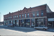 401-409 WATER ST, a Early Gothic Revival large retail building, built in Eau Claire, Wisconsin in 1882.