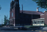 418 N DEWEY ST, a Romanesque Revival church, built in Eau Claire, Wisconsin in 1928.