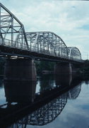 SHORT ST AND CHIPPEWA RIVER, a NA (unknown or not a building) overhead truss bridge, built in Eau Claire, Wisconsin in 1924.