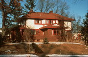 606 2ND AVE (216 HUDSON ST), a Prairie School house, built in Eau Claire, Wisconsin in 1909.
