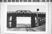 OLD WELLS RD AND RR TRACKS, a NA (unknown or not a building) pony truss bridge, built in Eau Claire, Wisconsin in 1911.