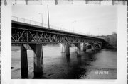 US HIGHWAY 12 OVER THE CHIPPEWA RIVER, a NA (unknown or not a building) bridge, built in Eau Claire, Wisconsin in 1942.