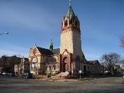 831 MAIN ST, a Romanesque Revival church, built in La Crosse, Wisconsin in 1898.