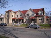 1601 CASS ST, a Late Gothic Revival church, built in La Crosse, Wisconsin in 1925.