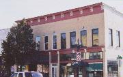 132-134 W WISCONSIN AVE, a Commercial Vernacular large retail building, built in Neenah, Wisconsin in 1856.