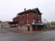 236 W RIVER ST, a Italianate blacksmith shop, built in Chippewa Falls, Wisconsin in 1868.