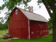 1972 State Highway 92, a Astylistic Utilitarian Building barn, built in Springdale, Wisconsin in 1892.