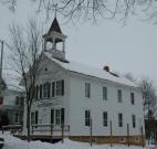 206 2ND STREET, a Front Gabled town hall, built in New Glarus, Wisconsin in 1886.