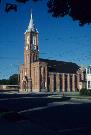 516 BRAZEAU AVE, a Romanesque Revival church, built in Oconto, Wisconsin in 1899.