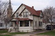 608 1ST ST, a Front Gabled house, built in Menasha, Wisconsin in 1906.