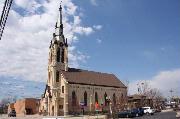 528 2ND ST, a Early Gothic Revival church, built in Menasha, Wisconsin in 1883.