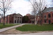 420 7TH ST, a Colonial Revival/Georgian Revival elementary, middle, jr.high, or high, built in Menasha, Wisconsin in 1938.