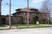 200 APPLETON ST, a Prairie School religious residence, built in Menasha, Wisconsin in 1936.