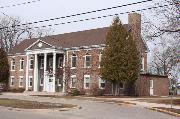 640 KEYES ST, a Colonial Revival/Georgian Revival bath house/restroom facility, built in Menasha, Wisconsin in 1928.