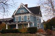 338 NAYMUT ST, a Queen Anne house, built in Menasha, Wisconsin in 1893.
