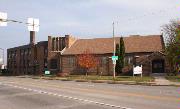 312 NICOLET BLVD, a Late Gothic Revival recreational building/gymnasium, built in Menasha, Wisconsin in 1941.