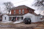 112 W OAK ST, a Italianate house, built in Lancaster, Wisconsin in 1882.