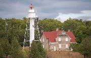 WEST SIDE OF PLUM ISLAND, a Other Vernacular lifesaving station facility/lighthouse, built in Washington, Wisconsin in 1889.