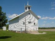 W5562 Center Valley Road, a Front Gabled one to six room school, built in Center, Wisconsin in 1888.