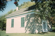 N4042 AMITY RD, a Greek Revival church, built in Alto, Wisconsin in 1858.