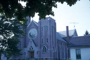 406 E MAIN ST, a Early Gothic Revival house of worship, built in Campbellsport, Wisconsin in 1905.