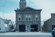 193 N MAIN ST, a Italianate fire house, built in Fond du Lac, Wisconsin in 1874.