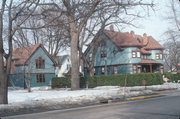 199 E DIVISION ST, a Queen Anne house, built in Fond du Lac, Wisconsin in 1892.