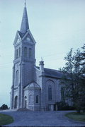 INTERSECTION COUNTY HIGHWAY Q AND COUNTY HIGHWAY W, SW CORNER, a Romanesque Revival house of worship, built in Taycheedah, Wisconsin in 1857.