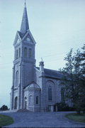 INTERSECTION COUNTY HIGHWAY Q AND COUNTY HIGHWAY W, SW CORNER, a Romanesque Revival church, built in Taycheedah, Wisconsin in 1857.