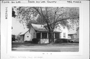 482 MORRIS ST, a Gabled Ell house, built in Fond du Lac, Wisconsin in 1860.